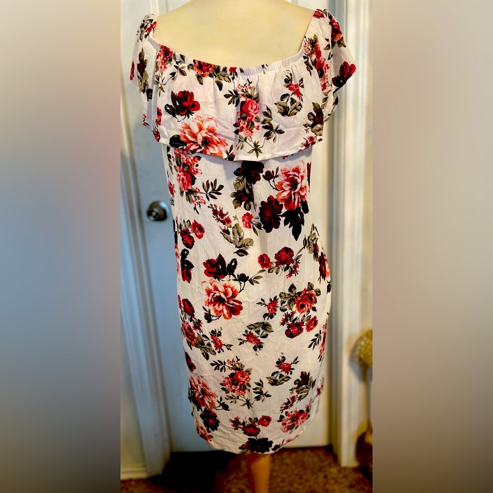 Floral Off-Shoulder Dress